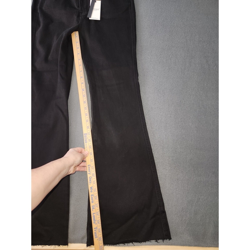 Judy Blue Pull On Flare Jeans Womens 13/31 Black High Waist Stretch Western NWT - Picture 3 of 13